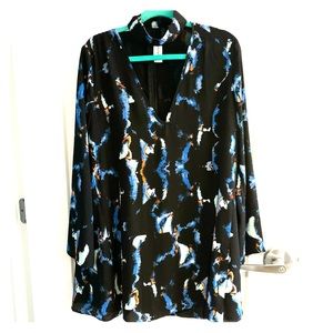 Bacio Long Sleeve Choker Dress